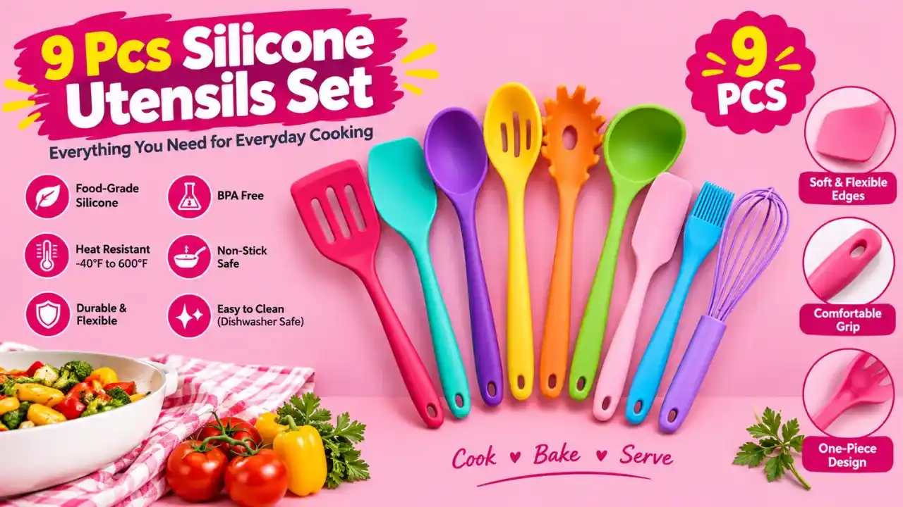 Pcsset Silicone Utensils for Everyday