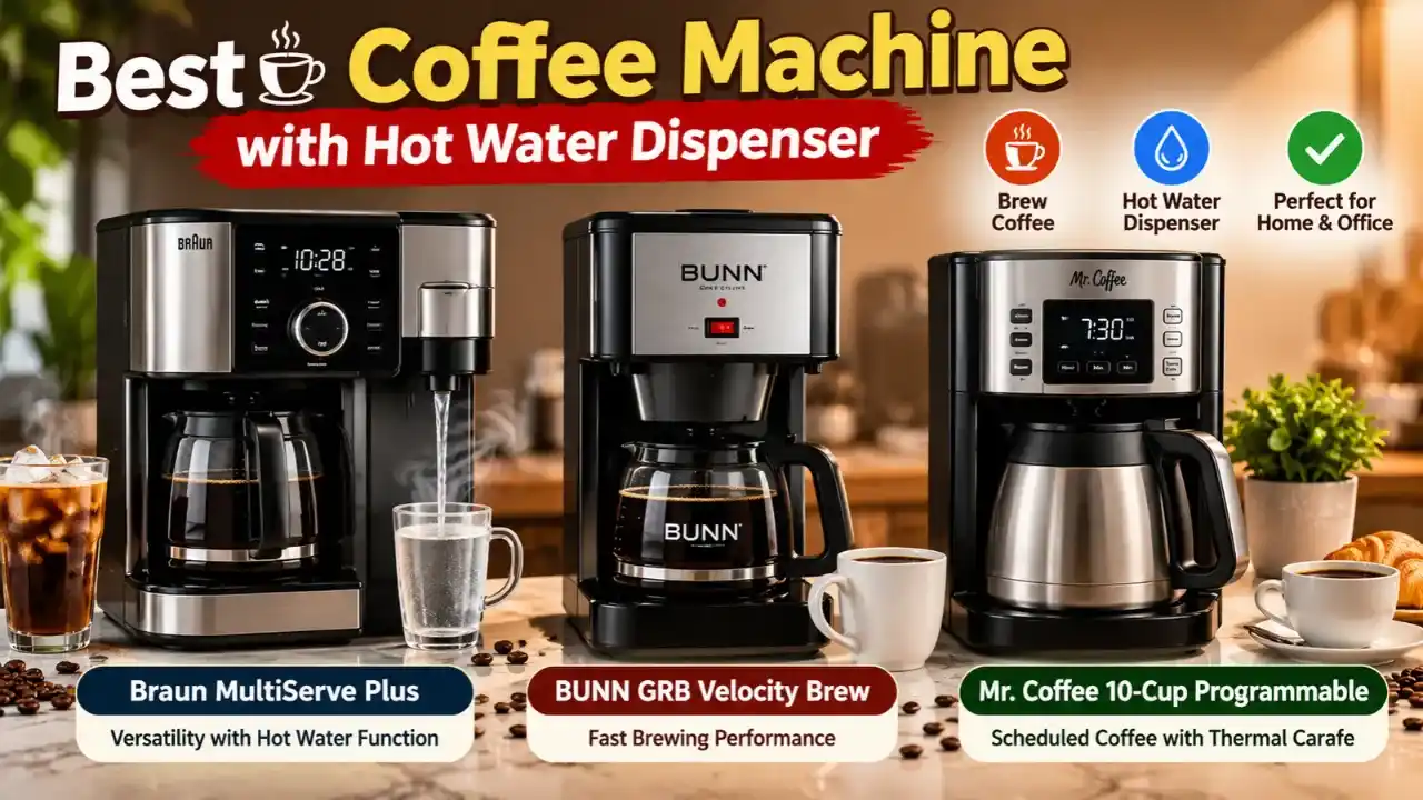 Machine with Hot Water